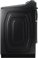 Samsung - 5.4 Cu. Ft. High-Efficiency Smart Top Load Washer with ActiveWave Agitator - Brushed Black - Image 7