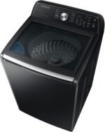 Samsung 4.6 Cu. Ft. High-Efficiency Smart Top Load Washer ActiveWave Agitator Black from Kings Outlet
