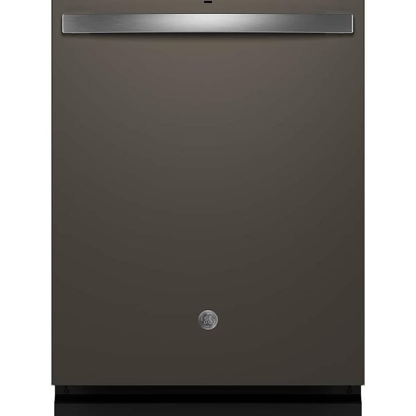 GE 24" Top Control Built-In Stainless Steel Tub Dishwasher 3rd Rack Sanitize Cycle 45 from Kings Outlet