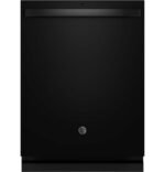GE - 24" Top Control Built-In Stainless Steel Tub Dishwasher with 3rd Rack, Sanitize Cycle and 45 dBA - Black Slate