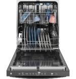 GE - 24" Top Control Built-In Stainless Steel Tub Dishwasher with 3rd Rack, Sanitize Cycle and 45 dBA - Black Slate - Image 4