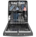 GE - 24" Top Control Built-In Stainless Steel Tub Dishwasher with 3rd Rack, Sanitze Cycle and 45 dBA - White - Image 4