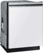 Samsung - 24" Bespoke AutoRelease Dry Smart Built-In Stainless Steel Tub Dishwasher with 3rd Rack, StormWash, 46 dBA - White Glass - Image 2