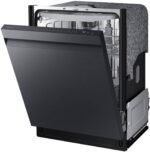 Samsung - 24" AutoRelease Dry Smart Built-In Stainless Steel Tub Dishwasher with 3rd Rack, StormWash, 46 dBA - Fingerprint Resistant Matte Black - Image 5