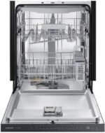 Samsung - 24" AutoRelease Dry Smart Built-In Stainless Steel Tub Dishwasher with 3rd Rack, StormWash, 46 dBA - Fingerprint Resistant Matte Black - Image 6