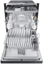 Samsung - 24" AutoRelease Dry Smart Built-In Stainless Steel Tub Dishwasher with 3rd Rack, StormWash, 46 dBA - Fingerprint Resistant Matte Black - Image 7