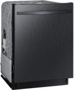 Samsung - 24" AutoRelease Dry Smart Built-In Stainless Steel Tub Dishwasher with 3rd Rack, StormWash, 46 dBA - Fingerprint Resistant Matte Black Steel - Image 4