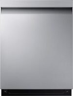 Samsung - 24" Top Control Smart Built-In Stainless Steel Tub Dishwasher with Storm Wash, 48 dBA - Stainless Steel