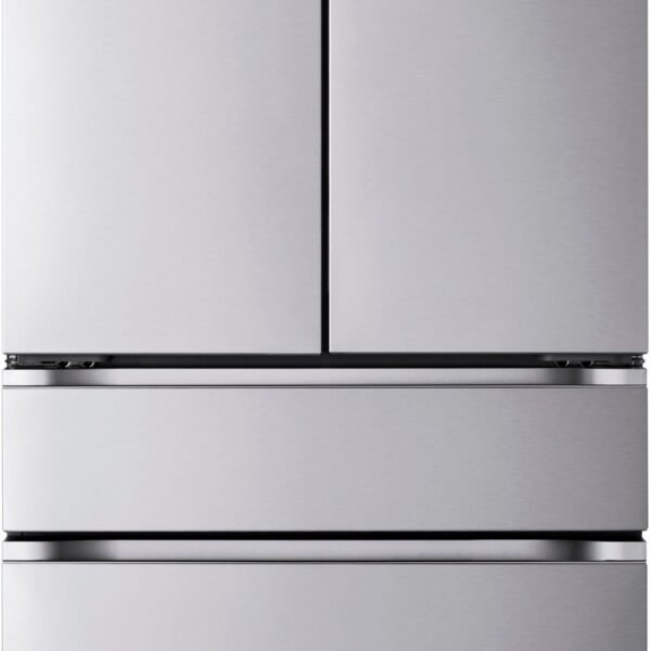 LG Standard-Depth MAX 29.6 Cu. Ft. 4-Door French Door Smart Refrigerator Full-Convert Drawer Stainless from Kings Outlet