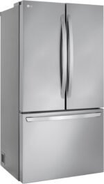LG - Standard-Depth MAX 31.7 Cu. Ft. French Door Smart Refrigerator with Internal Water Dispenser - Stainless Steel - Image 2