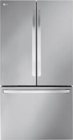 LG - Standard-Depth MAX 31.7 Cu. Ft. French Door Smart Refrigerator with Internal Water Dispenser - Stainless Steel