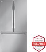 LG - Standard-Depth MAX 31.7 Cu. Ft. French Door Smart Refrigerator with Internal Water Dispenser - Stainless Steel - Image 5