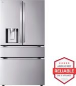 LG Standard-Depth MAX 28.6 Cu. Ft. 4-Door French Door Smart Refrigerator Full-Convert Drawer Stainless from Kings Outlet