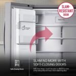 LG Standard-Depth MAX 28.6 Cu. Ft. 4-Door French Door Smart Refrigerator Full-Convert Drawer Stainless from Kings Outlet