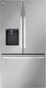 LG Standard-Depth MAX 30.7 Cu. Ft. French Door Smart Refrigerator Dual Ice Maker Stainless from Kings Outlet
