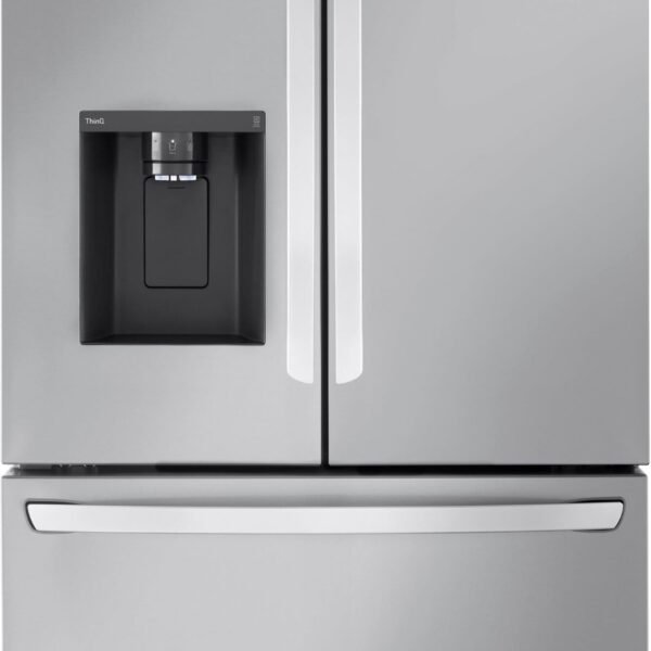 LG Standard-Depth MAX 30.7 Cu. Ft. French Door Smart Refrigerator Dual Ice Maker Stainless from Kings Outlet