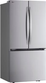 LG Counter-Depth MAX 20.8 Cu. Ft. French Door Smart Refrigerator Ice Stainless Steel from Kings Outlet