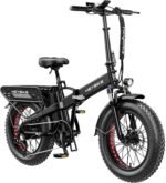 Heybike - Mars 2.0 Foldable E-bike w/ 45mi Max Operating Range & 28 mph Max Speed-UL Certified - Black