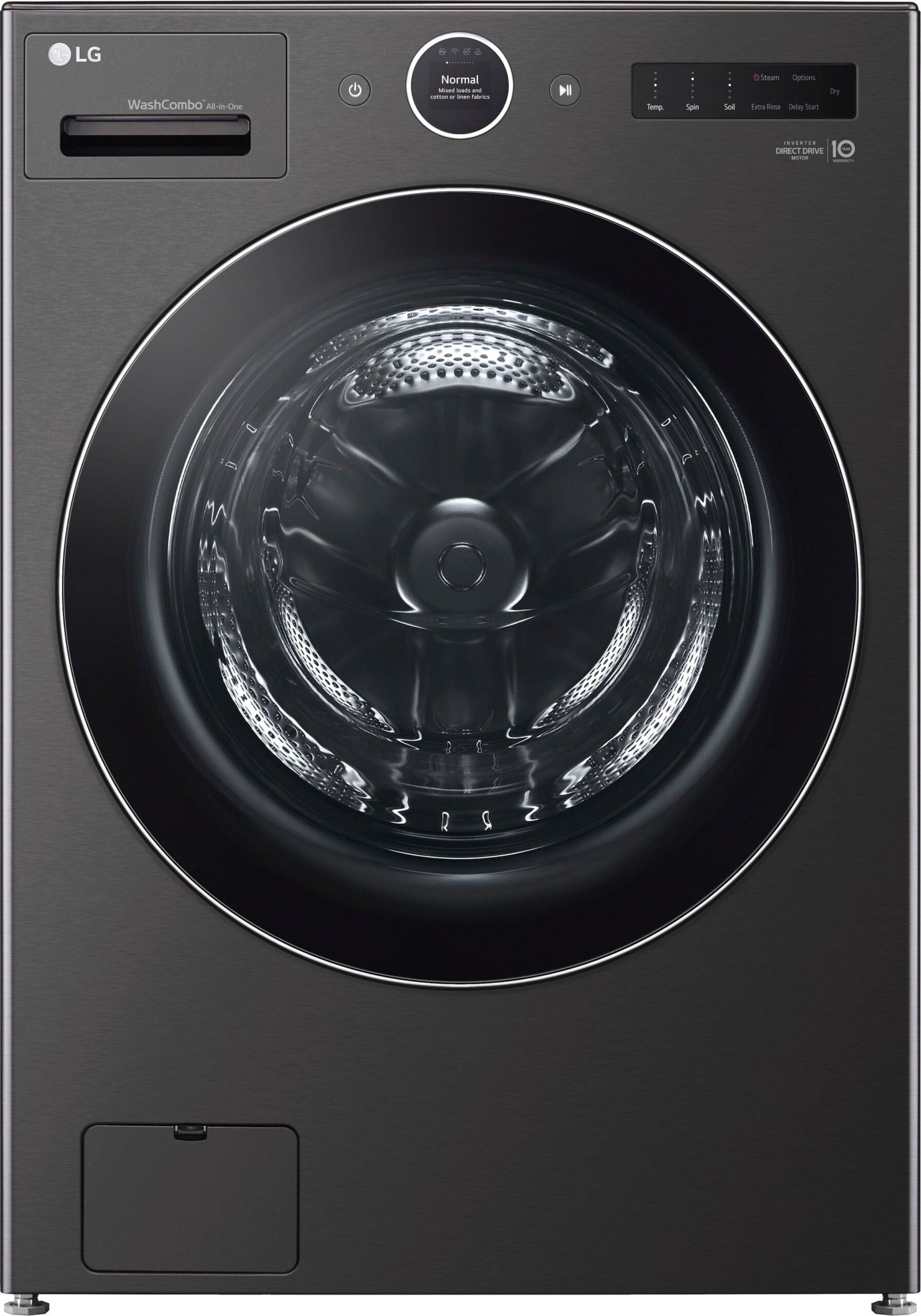 Kings Outlet LG 5.0 Cu. Ft. HE Smart Mega Capacity All-in-One Electric Washer/Dryer WashCombo Steam Ventless LG 5.0 Cu. Ft. HE Smart Mega Capacity All-in-One Electric Washer/Dryer WashCombo Steam Ventless from Kings Outlet
