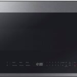 Samsung - Bespoke 2.1 Cu. Ft. Over-the-Range Microwave with Sensor Cooking and Edge to Edge Glass Display - Stainless Steel