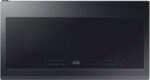Samsung 2.1 Cu. Ft. Over-the-Range Microwave Sensor Cooking Wi-Fi Connectivity Matte Black Steel from Kings Outlet