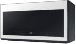 Samsung - Bespoke 2.1 Cu. Ft. Over-the-Range Microwave with Sensor Cooking and Wi-Fi Connectivity - White Glass - Image 4