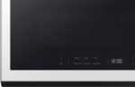 Samsung - Bespoke 2.1 Cu. Ft. Over-the-Range Microwave with Sensor Cooking and Wi-Fi Connectivity - White Glass - Image 6