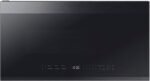 Samsung - Bespoke 2.1 Cu. Ft. Over-the-Range Microwave with Sensor Cooking and Edge to Edge Glass Display - Matte Black Steel