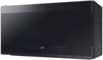 Samsung - Bespoke 2.1 Cu. Ft. Over-the-Range Microwave with Sensor Cooking and Edge to Edge Glass Display - Matte Black Steel - Image 6