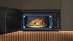 Samsung - Bespoke 2.1 Cu. Ft. Over-the-Range Microwave with Sensor Cooking and Edge to Edge Glass Display - Matte Black Steel - Image 2