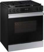 Samsung - Bespoke 6.0 Cu. Ft. Slide-In Gas Range with Precision Knobs - Stainless Steel - Image 6