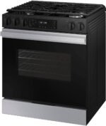 Samsung - Bespoke 6.0 Cu. Ft. Slide-In Gas Range with Precision Knobs - Stainless Steel - Image 7