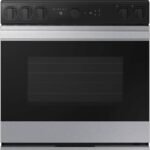 Samsung - Bespoke 6.0 Cu. Ft. Slide-In Gas Range with Air Sous Vide - Stainless Steel