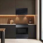 Samsung Bespoke 6.3 Cu. Ft. Slide-In Electric Induction Range Ambient Edge Lighting Matte Black from Kings Outlet