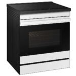 Samsung - Bespoke 6.3 Cu. Ft. Slide-In Electric Induction Range with Ambient Edge Lighting - White Glass - Image 7