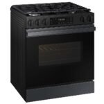 Samsung - Bespoke 6.0 Cu. Ft. Slide-In Gas Range with Precision Knobs - Matte Black Steel - Image 6