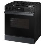 Samsung - Bespoke 6.0 Cu. Ft. Slide-In Gas Range with Precision Knobs - Matte Black Steel - Image 7