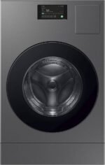 Samsung - 5.3 cu. ft. Bespoke AI Ventless Smart All-In-One Front Load Washer/Electric Dryer Combo with Ventless Heat Pump - Dark Steel
