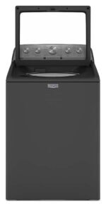 Maytag - 4.8 Cu. Ft. High Efficiency Top Load Washer with Extra Power Button - Volcano Black - Image 6