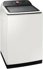 Samsung - 5.5 Cu. Ft. High-Efficiency Smart Top Load Washer with Auto Dispense System - Ivory - Image 6