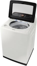 Samsung - 5.5 Cu. Ft. High-Efficiency Smart Top Load Washer with Auto Dispense System - Ivory - Image 7