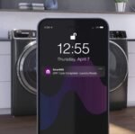 GE Profile - 7.8 Cu. Ft. Stackable Smart Gas Dryer with Steam and Washer Link - Sapphire Blue - Image 3