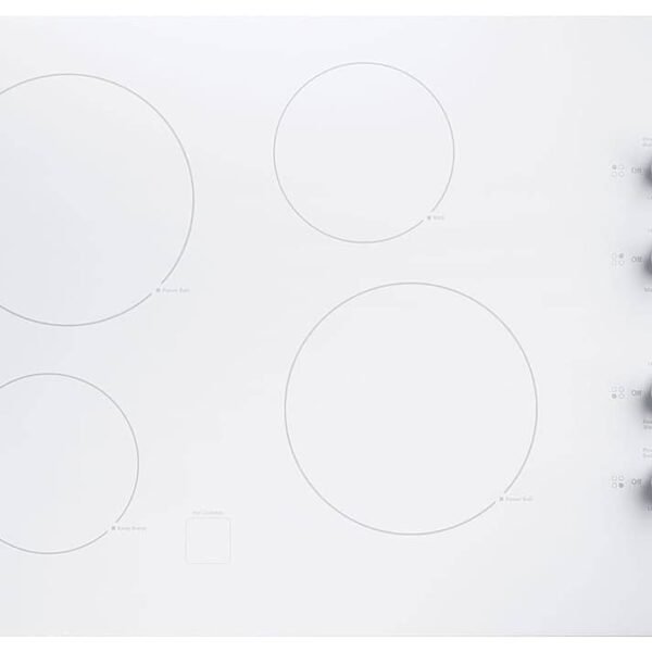 GE 30" Built-In Electric Cooktop White from Kings Outlet