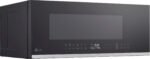 LG - 1.3 Cu. Ft. Low-Profile Over-The-Range Microwave with Sensor Cook and Zero Clearance Door - Black - Image 2