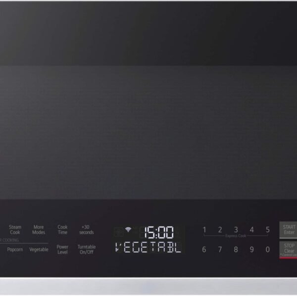 LG 1.3 Cu. Ft. Low-Profile Over-The-Range Microwave Sensor Cook Zero Clearance Door Black from Kings Outlet