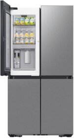 Samsung Bespoke 29 Cu. Ft. 4-Door Flex French Door Refrigerator Auto Open Door Stainless from Kings Outlet