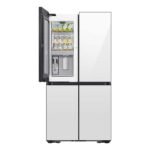 Samsung - Bespoke 29 Cu. Ft. 4-Door Flex French Door Refrigerator with Auto Open Door - White Glass - Image 2