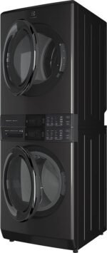 Electrolux - Laundry Tower Single Unit Front Load 4.5 Cu. Ft. Washer & 8 Cu. Ft. Electric Dryer with Perfect Steam - Titanium - Image 4