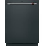 Café - 24" Top Control Smart Built-In Stainless Steel Tub Dishwasher with 3rd Rack, UltraWash and 44 dBA - Matte Black