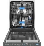 GE Profile 24" Top Control Smart Built-In Stainless Steel Tub Dishwasher 3rd Rack Microban from Kings Outlet
